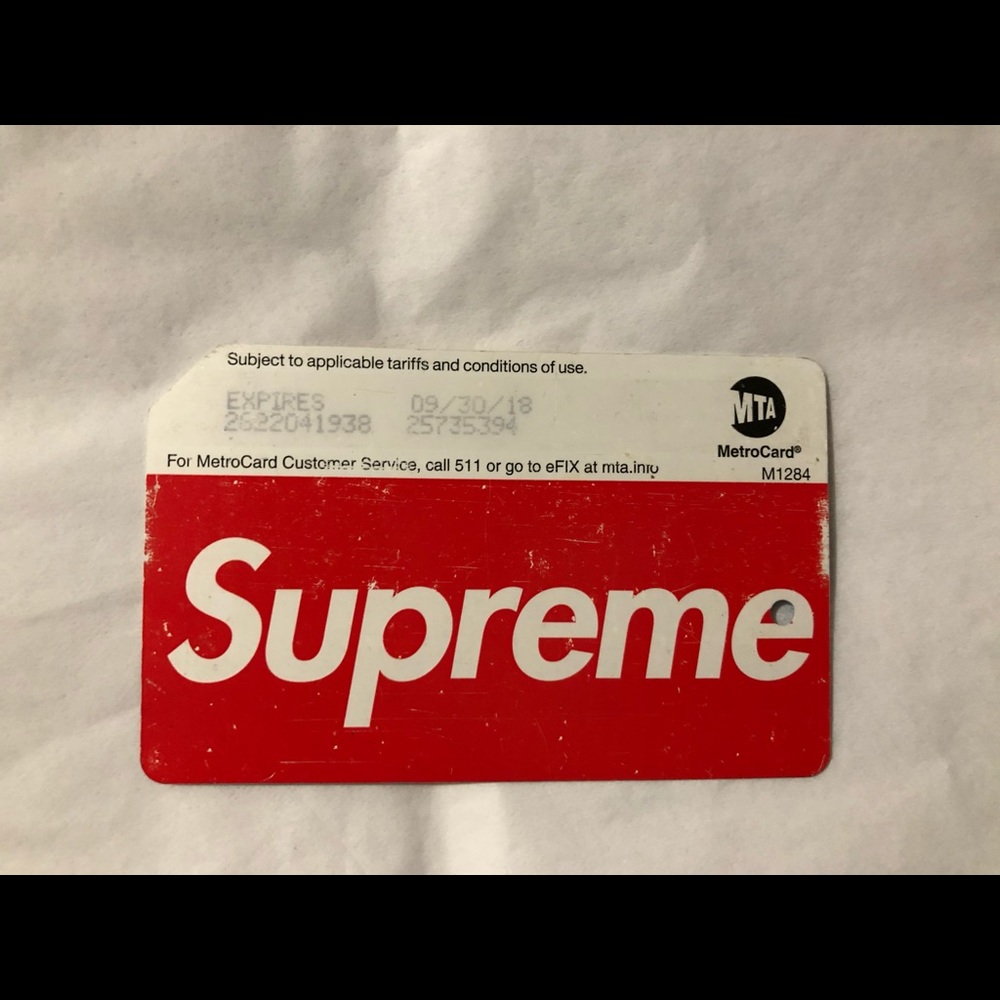 Supreme Metro Card (Limited Edition)